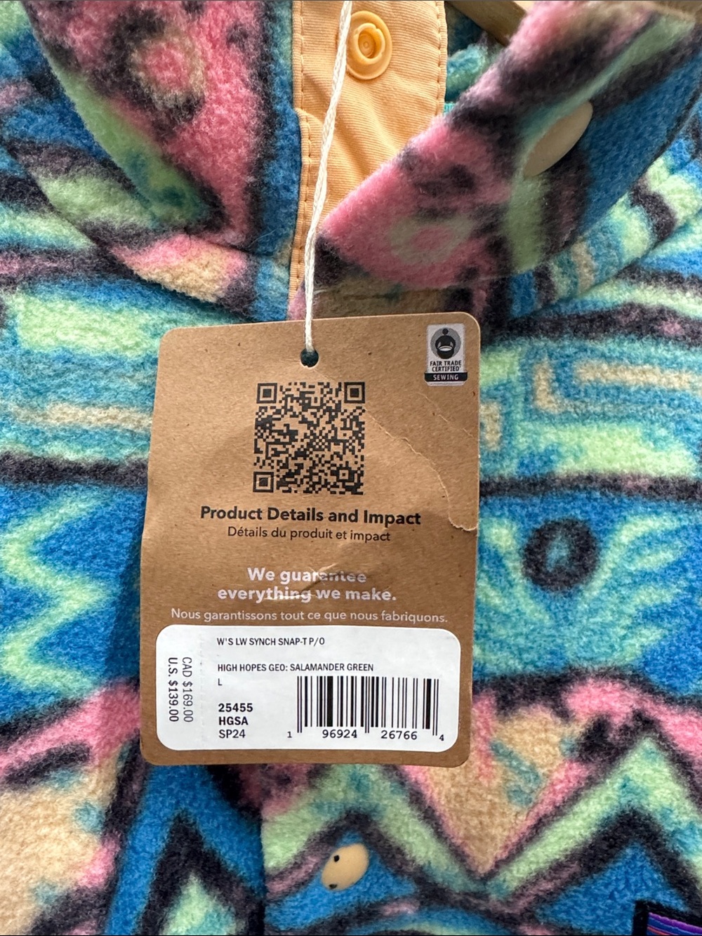 Patagonia synchilla fleece pullover NWT - Picture 2 of 8